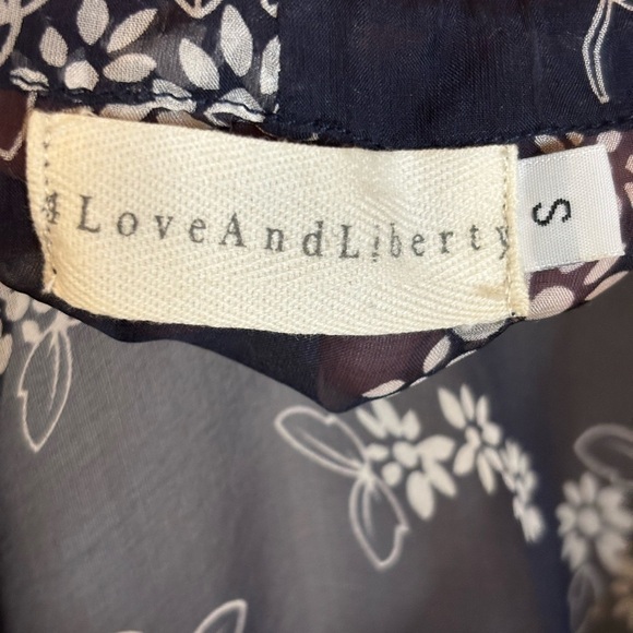 Johnny Was 4 Love and Liberty SemiSheer Silk Floral Tunic Top - Picture 3 of 9